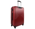 Maleta mediana rígida de color rojo de 60 cm. tipo trolley con 4 ruedas y cierre por código, AIRPORT ALCAMPO.