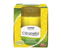Vela vaso perfumada  LUMAR CITRONELA 125 g.
