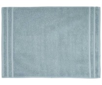 Alfombra de baño 100% algodón color azul, densidad de 1000g/m², 50x70 cm. ACTUEL.
