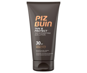 Loción solar intensificadora del bronceado con FPS 30 (alto) PIZ BUIN Tan & protect 150 ml. Loción solar intensificadora del bronceado con FPS 30 (alto) PIZ BUIN Tan & protect 150 ml.