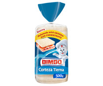 Pan de molde con corteza tierna blanca BIMBO 500 g.