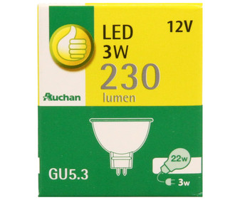 GU5.3 foco 3W GU5.3 foco 3W
