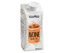 Preparado alimenticio para cocinar de avena ecológicas  VIA MIA 250 ml