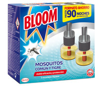 Recambio insecticida líquido, moscas y mosquitos BLOOM 45 día 2 x 18 ml.