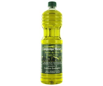 Aceite de oliva virgen extra ecológico botella de 1 litro Aceite de oliva virgen extra ecológico botella de 1 litro