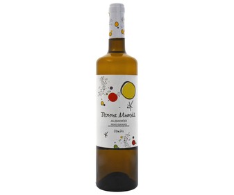 Vino blanco albariño botella de 75 centilitros Vino blanco albariño botella de 75 centilitros