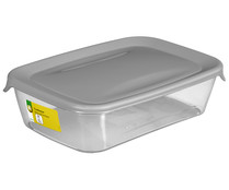 Recipiente rectangular hermético con 1 litro de capacidad, PRODUCTO ECONÓMICO ALCAMPO.