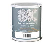 Pintura para hierro, interior exterior, negro, OK, 750ml.