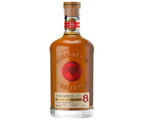 Ron dorado gran reserva envejecido 8 años BACARDI botella de 70 cl.