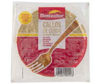 Callos de cerdo estilo tradicional, sin azucares, ni colorantes ni alérgenos, ni gluten ni lactosa MONTEALBOR 400 g.