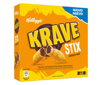 Barritas de cereales rellenos de chocolate y avellana KELLOGG´S KRAVE 5 uds. 102,5 g.