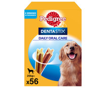 Snack dental para perros de talla grande PEDIGREE 56 uds  de 2160 g.
