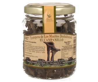 Trompeta de los muertos deshidratada EL CAMPANILLO 15 g. Trompeta de los muertos deshidratada EL CAMPANILLO 15 g.