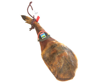 Paleta de bellota ibérica (50% raza ibérica) ALCAMPO PRODUCCIÓN CONTROLADA Pieza de 5.5 kilos (peso aproximado).