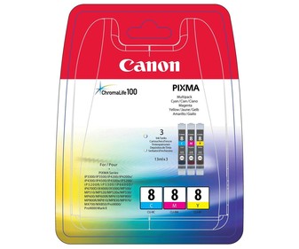 8 Pack de 3 cartuchos de tinta de color 8 Pack de 3 cartuchos de tinta de color