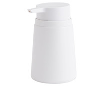 Dosificador de jabón de color blanco, medidas: 8X13,5 cm, ACTUEL.