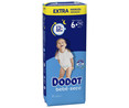 Pañales talla 6+, para niños de +14 kilogramos DODOT Bebé-seco 48 uds.