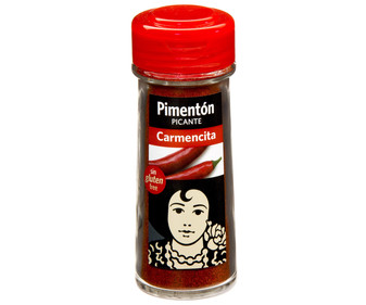 Pimentón picante frasco de 45 gramos Pimentón picante frasco de 45 gramos
