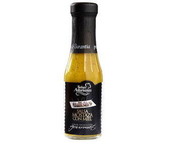 Salsa de mostaza y miel frasco de 330 gramos Salsa de mostaza y miel frasco de 330 gramos
