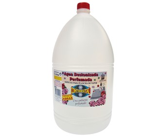Agua desionizada perfumada, especial para plancha a vapor CONTINENTAL 5 l. Agua desionizada perfumada, especial para plancha a vapor CONTINENTAL 5 l.