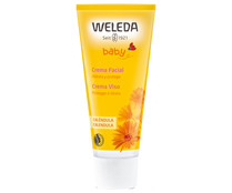 Crema facial hidratante y protectora, para bebés con Caléndula WELEDA Baby 75 ml.