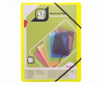Carpeta de polipropileno de varios colores tamaño folio, con 3 solapas PRODUCTO ALCAMPO.