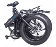 Bicicleta eléctrica plegable SKATEFLASH Fly XL, plegable, 250W, vel max 25km/h, ruedas anchas 20", autonomía hasta 30Km, carga max 100Kg.