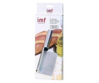 Recogemigas fabricado en acero inoxidable, mango y recogedor en una sola pieza IMF. Recogemigas fabricado en acero inoxidable, mango y recogedor en una sola pieza IMF.