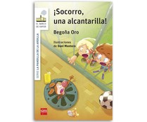 ¡Socorro, una alcntarilla!, serie La pandilla de la ardilla, BEGOÑA ORO. Género: infantil. Editorial SM.