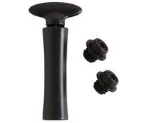 Bomba de vacío para botellas de vino con 2 tapones incluidos, ACTUEL.