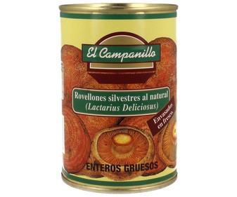 Rovellones silvestres lata de 200 gramos Rovellones silvestres lata de 200 gramos