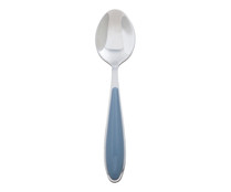 Cucharilla con mango de plástico de color azul, ACTUEL. 