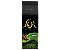 Café en grano Brazil, intensidad 6, L´OR 500 g.