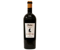 Vino tinto reserva con denominación de origen Ribera del Duero PROTOS Finca grajo viejo botella de 75 cl.