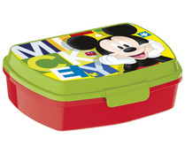 Sandwichera o portameriendas con diseño de Mickey Mosue, DISNEY. Sandwichera o portameriendas con diseño de Mickey Mosue, DISNEY.