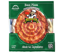 Bases para pizza estilo italina, con tomate PANNA & POMODORO 2 x 280 g.