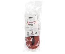 Sarta de chorizo de León dulce, de categoría extra y sin colorantes, ni conservantes, ni gluten ni lactosa PALCARSA 450 g.