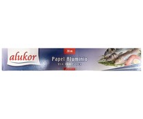 Papel de aluminio ALUKOR 20 mts.