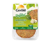 Hamburguesas de tofú y espinacas ecológicas GERBLÈ 160 g.