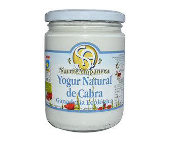 Yogur de cabra ecológico SUERTE AMPANERA 430 g Yogur de cabra ecológico SUERTE AMPANERA 430 g