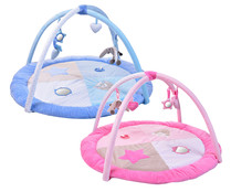 Manta preesocolar gimansio de actividades con texturas, color rosa o azul, Leo ONE TWO FUN ALCAMPO.