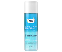 Desmaquillante de ojos doble acción, especial pieles sensibles ROC 125 ml.