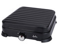 Cocina gas portátil JATA JECG2701 1 quemadores, tapa protectora extraíble.