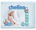 Pañales talla 4, para niños de 9 a 15 kilogramos CHELINO 34 uds.