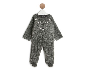 Pijama Coral fleece para bebé IN EXTENSO, talla 74. Pijama Coral fleece para bebé IN EXTENSO, talla 74.
