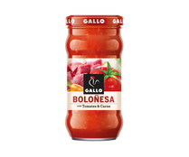 Salsa Boloñesa con tomate y carne GALLO 350 g.