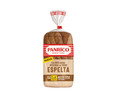 Pan de molde con 100 % harina integral de espelta PANRICO 385 g.