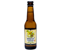 Sidra fresca y ligera elaborada con una selección de manzanas dulces y ácidas EL GAITERO Spring cider botella de 25 cl.