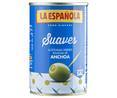 Aceitunas verdes rellenas de anchoa LA ESPAÑOLA Suaves lata 130 g.
