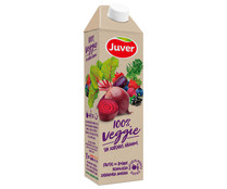 Zumo frutas del bosque, zanahorias, remolacha morada, sin azucares añadidos JUVER 1 l.